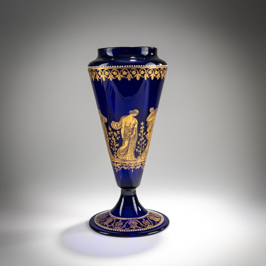 S.A.L.I.R., Tall vase 'Graffito oro', c. 1925 (1 of 3)