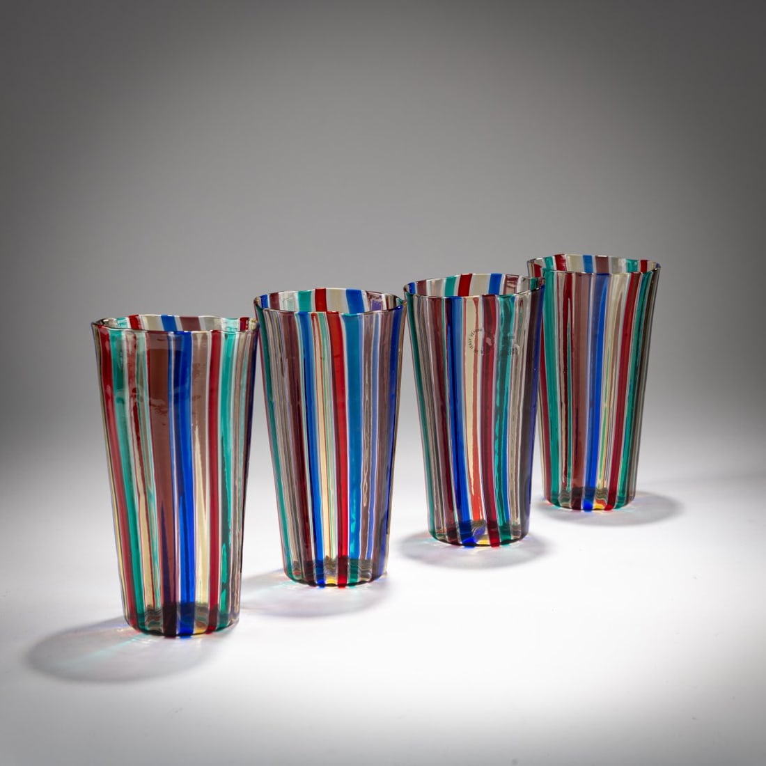Gio Ponti, Four drinking glasses 'a canne', 1946/47 (1 of 4)