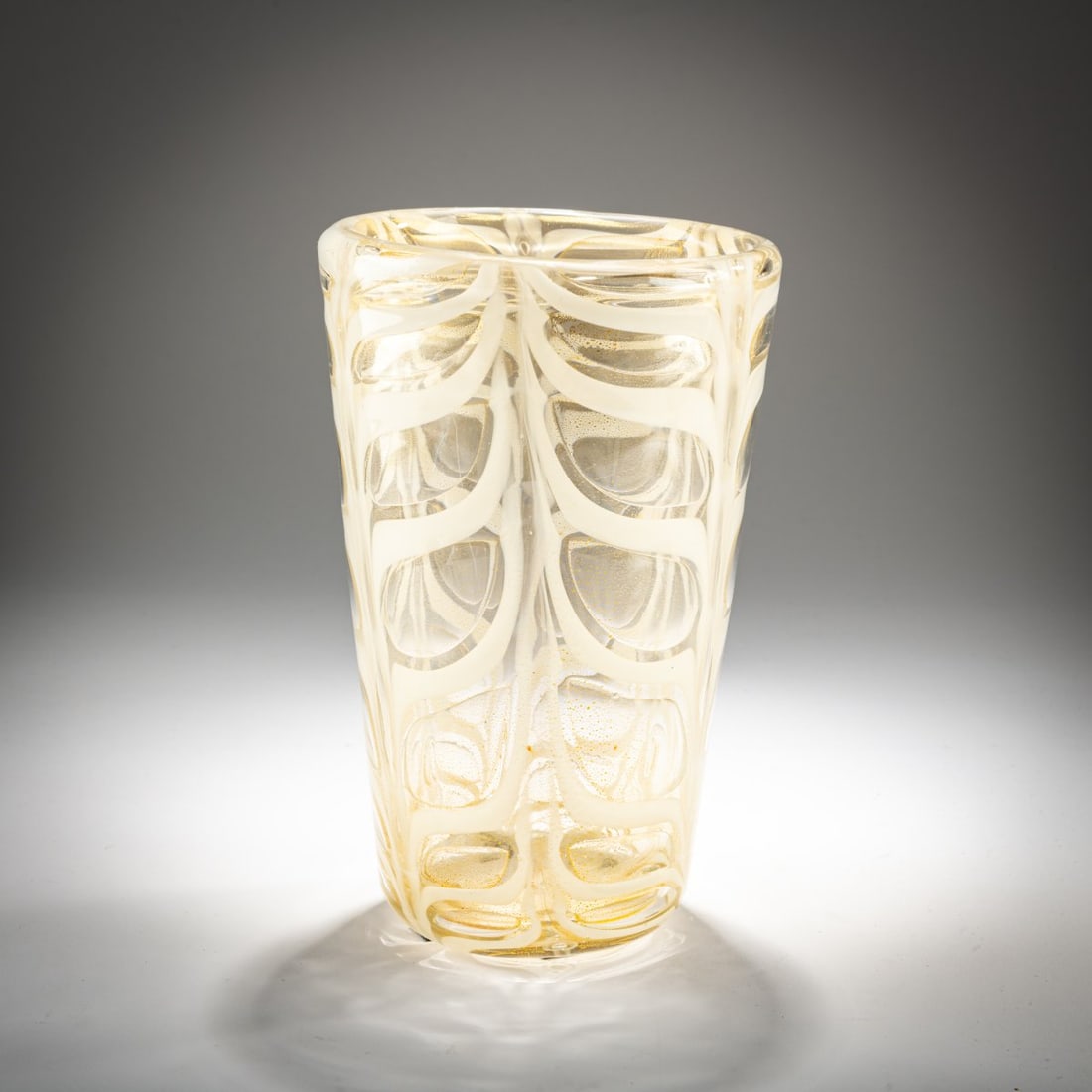 Ercole Barovier, 'Graffito lattimo e avventurina' vase, 1969 (1 of 3)