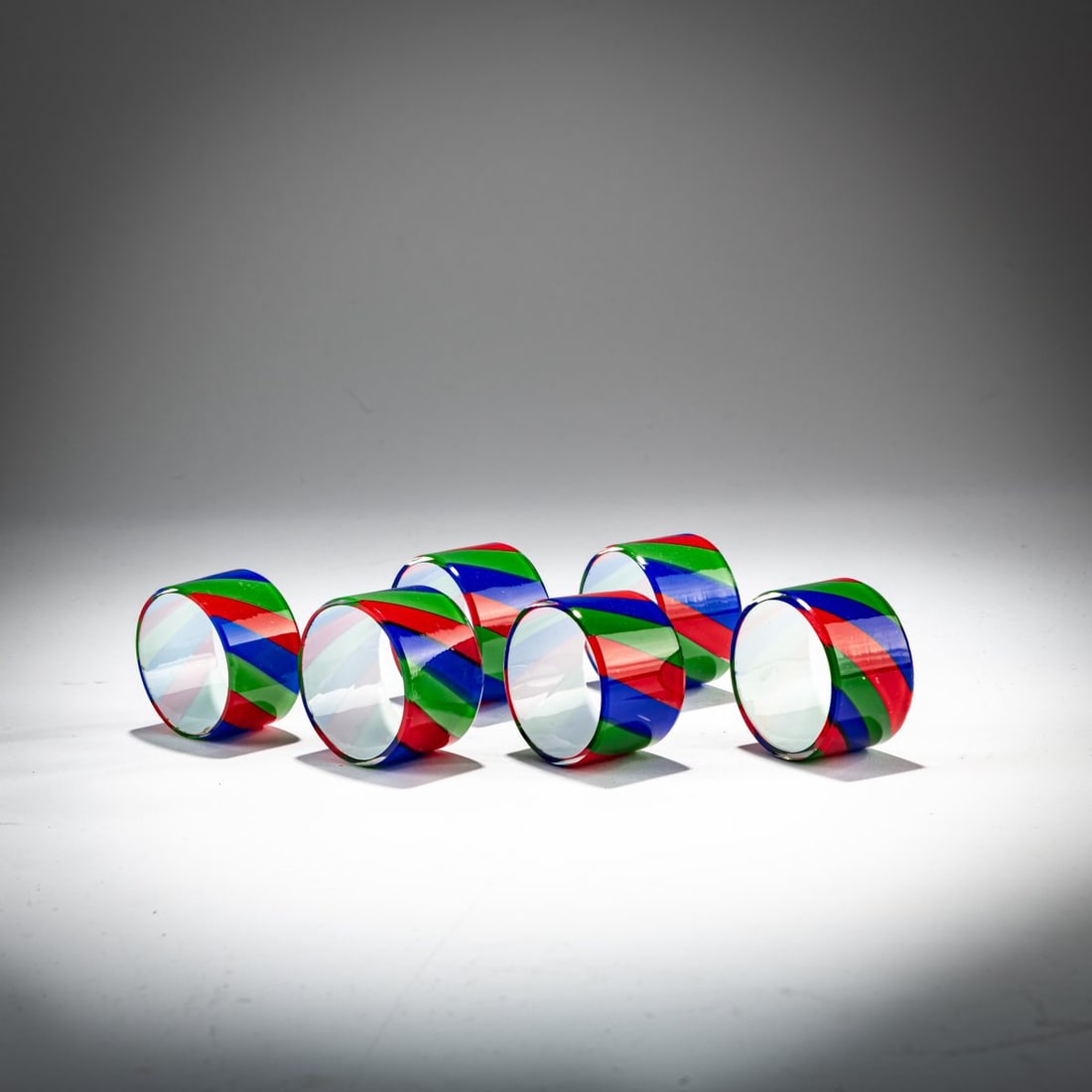 Murano, Six napkin rings, c. 1950 (1 of 3)
