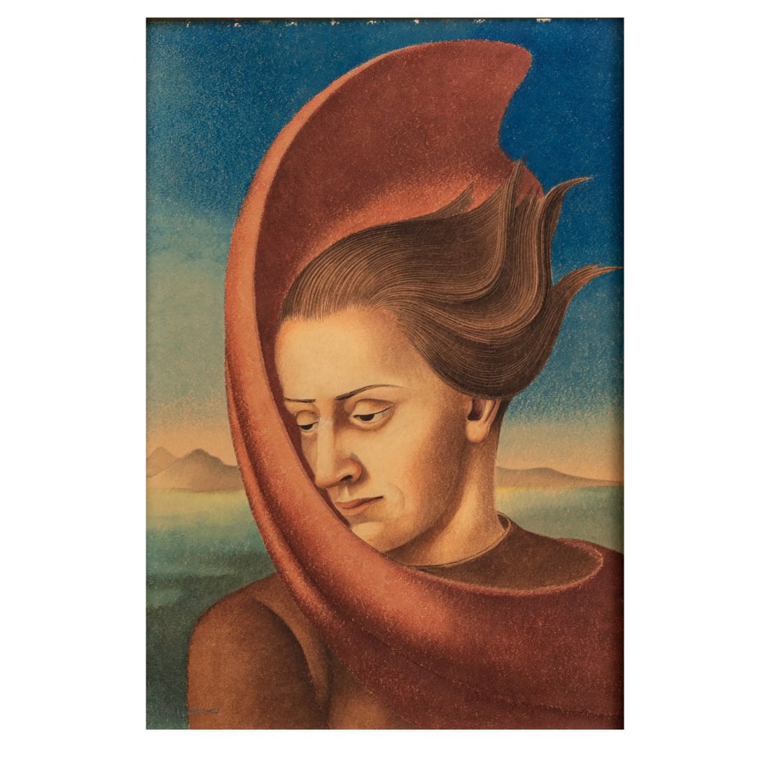 Konrad Adolf Lattner (1896 Anklam - 1979 Göttingen), Portrait of a woman, c. 1930 (1 of 3)