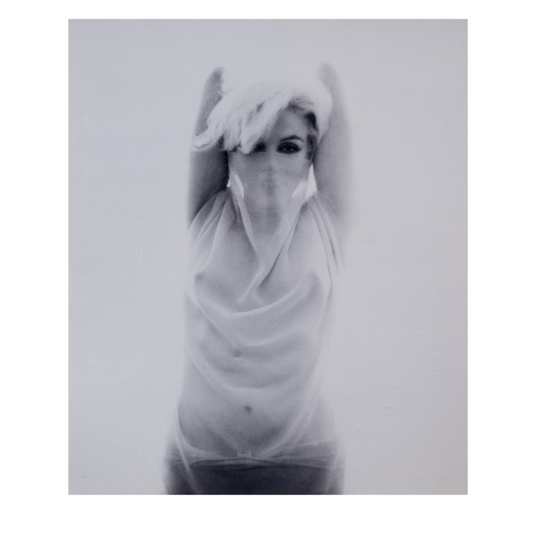 Bert Stern (1929 New York - 2013 ibid) (after), 'Marilyn Monroe: Vogue (from the last sitting)',: <p>Silver gelatin print on paper. 60.0 x 50.0 cm. Inscribed on the reverse: Bert Stern, 1967 Vogue (orange wax crayon). Loose in a graphic portfolio.</p>