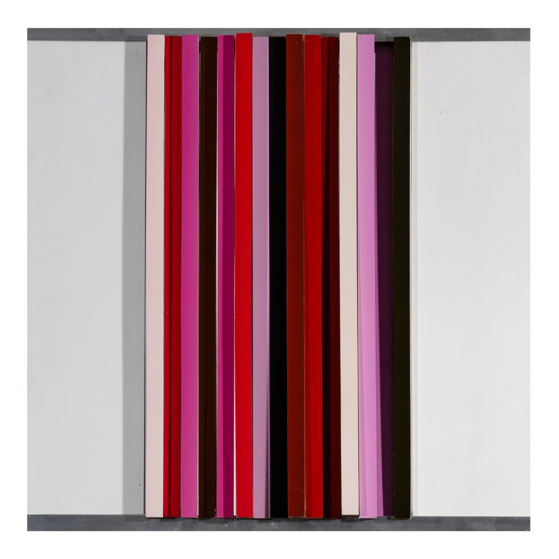 Karl Gerstner (1930 Basel - 2017 ibid), 'Rotbunte Reihen', 1965 (1 of 2)