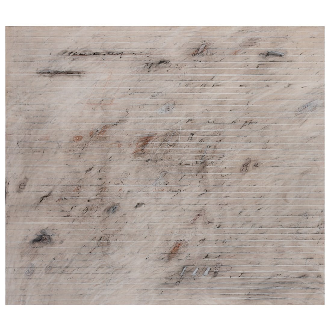 Karl Fred Dahmen (1917 Stolberg - 1981 Preinersdorf / Chiemsee), 'Partitur Claire III', 1980 (1 of 4)