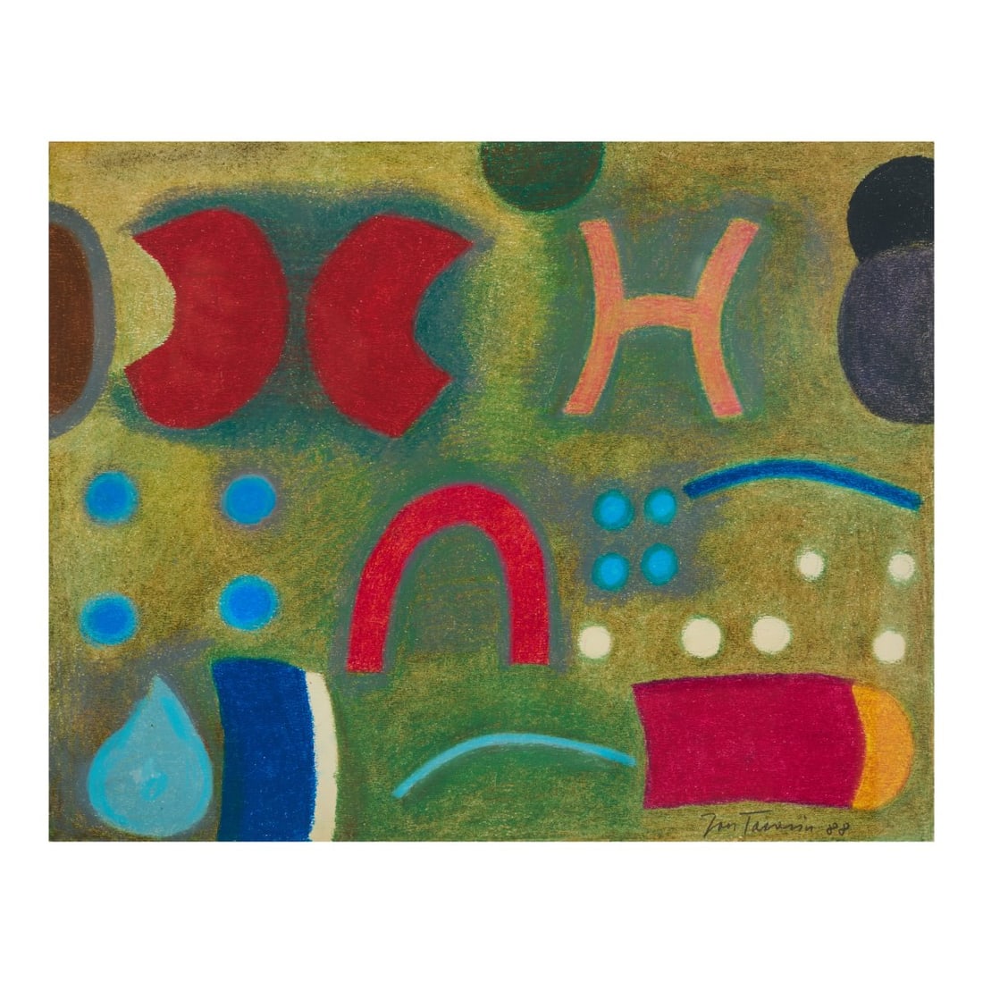 Jan Tarasin (1926 Kalisz - 2009 Warsaw), Untitled, 1988 (1 of 3)