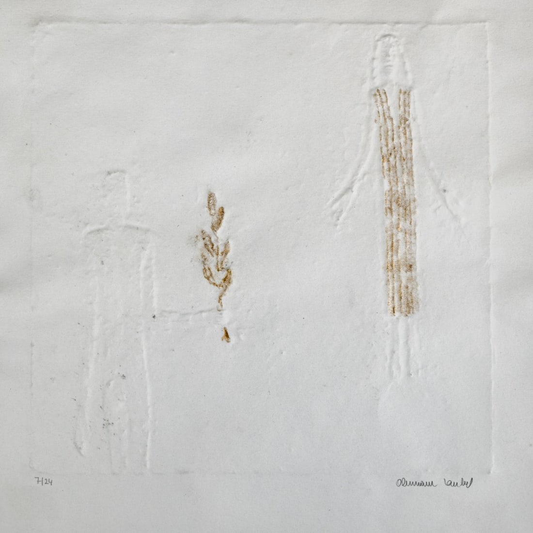 Olbram Zoubek (1926 Prague - 2017 ibid), 3 works, around 2000 (1 of 7)