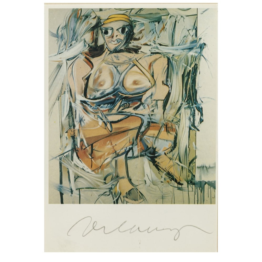 Mel Ramos (1935 Sacramento, CA - 2018 Oakland, CA), Set of 6 artist postcards, 2nd half of the 20th (1 of 6)