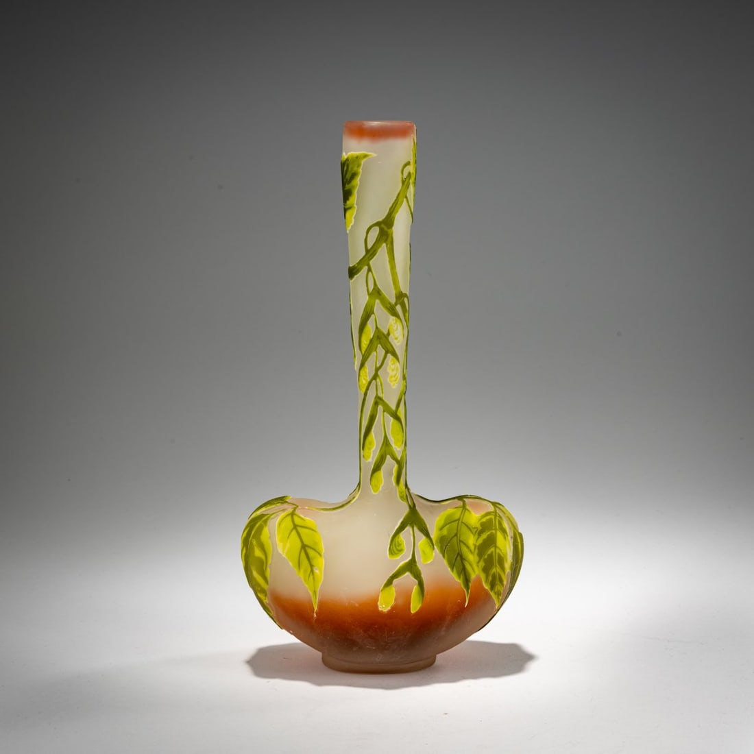 Etablissements Gallé, Nancy, Vase 'Erable à feuilles de frêne', 1905-08 (1 of 3)