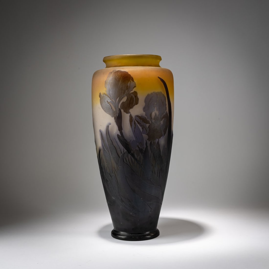 Etablissements Gallé, Nancy, Huge vase 'Iris', 1908-20 (1 of 4)