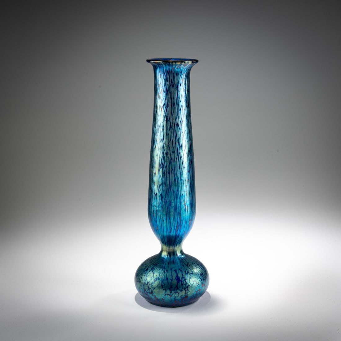 Loetz, Klastersky Mlyn, 'Cobalt Papillon' Vase, 1898 (1 of 2)