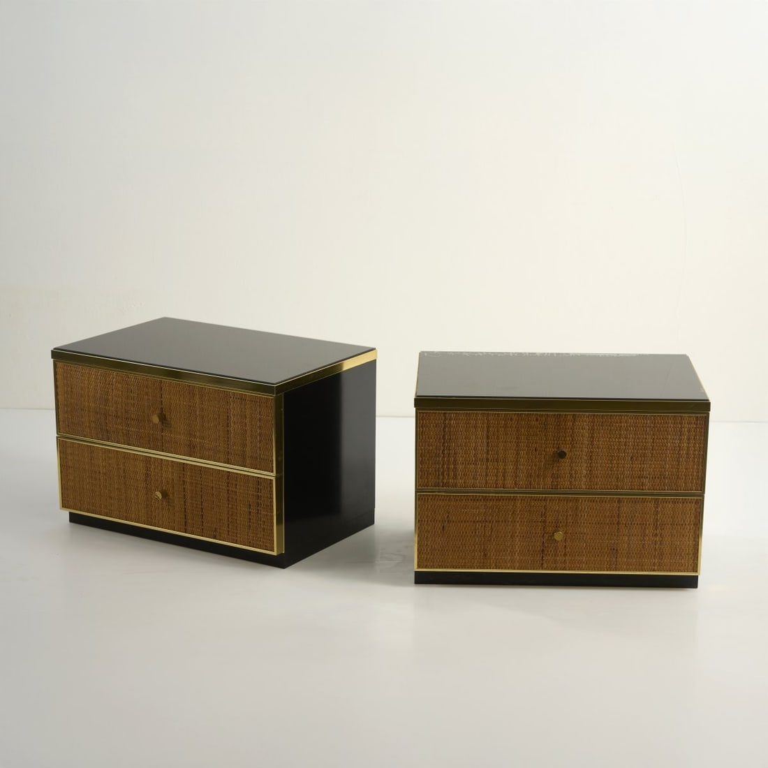 Nucci Valsecchi (attributed), Two bedside tables, 1970s (design)