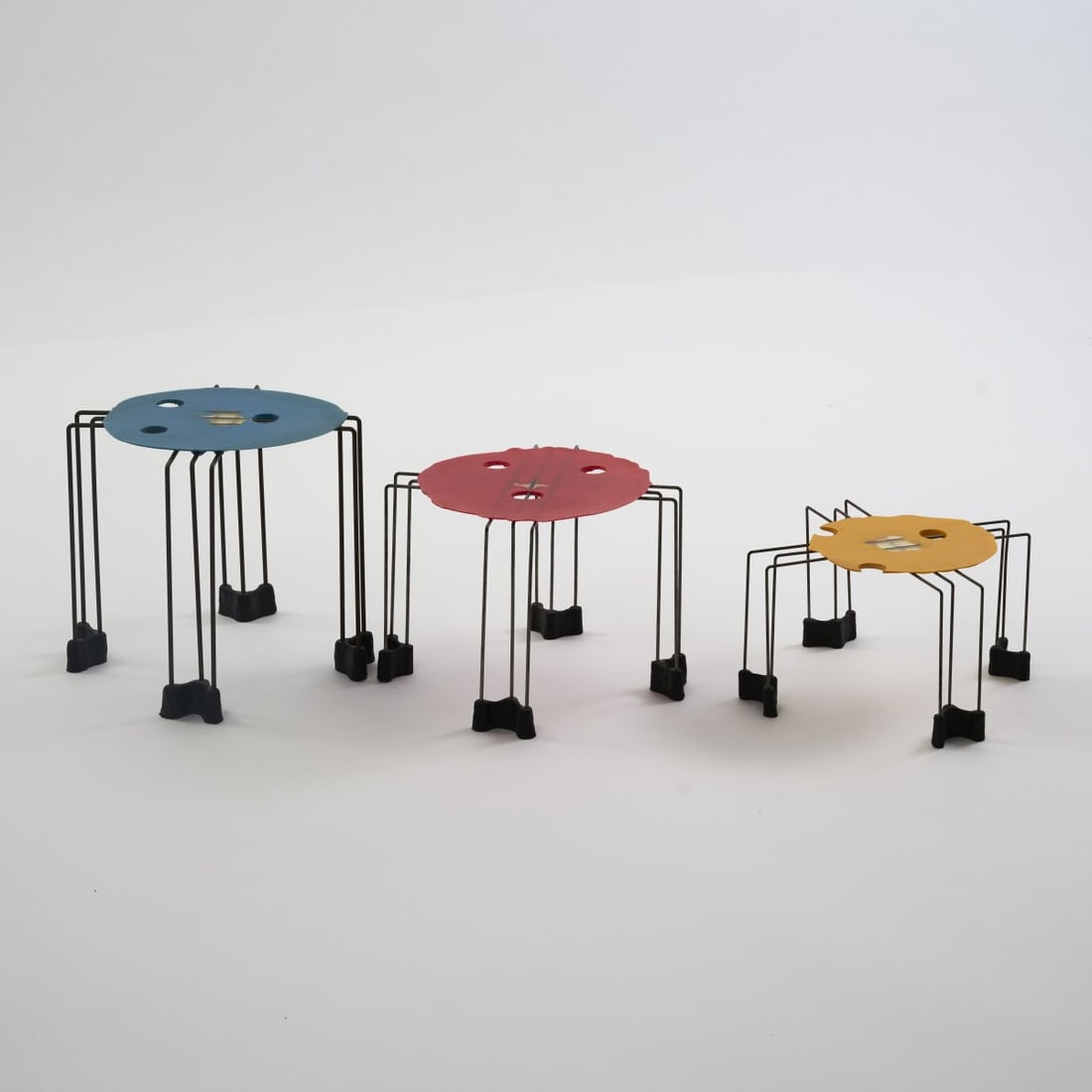 Gaetano Pesce, Three side tables, c. 1990 (design) (1 of 9)