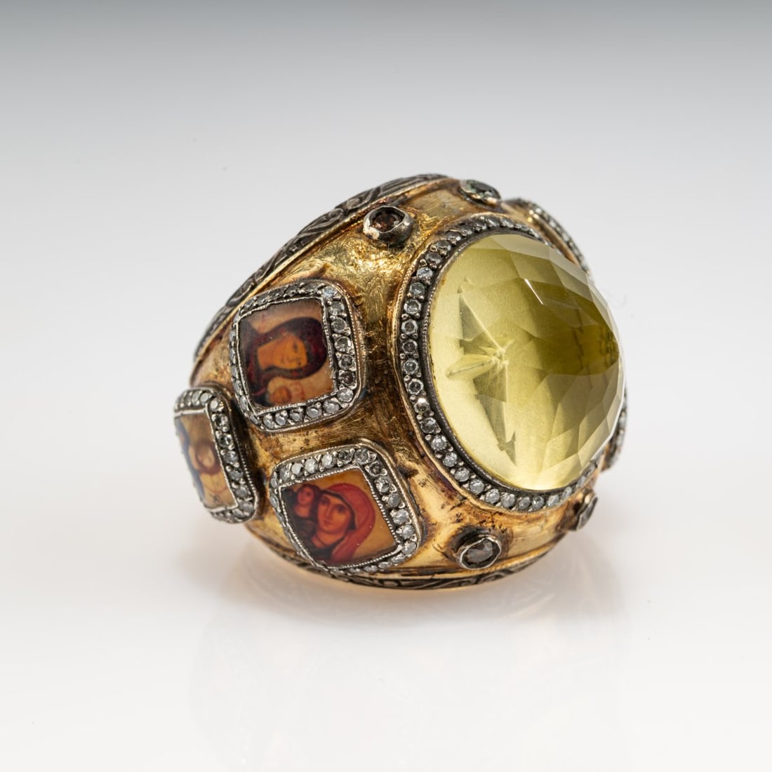 Sevan Biçakçi (1965), Ring with devotional images, 2005 - 2