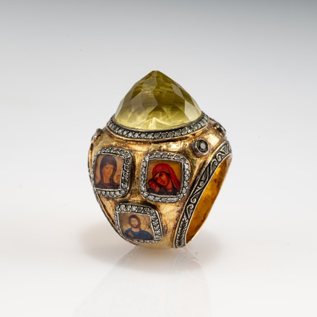 Sevan Biçakçi (1965), Ring with devotional images, 2005 - 3