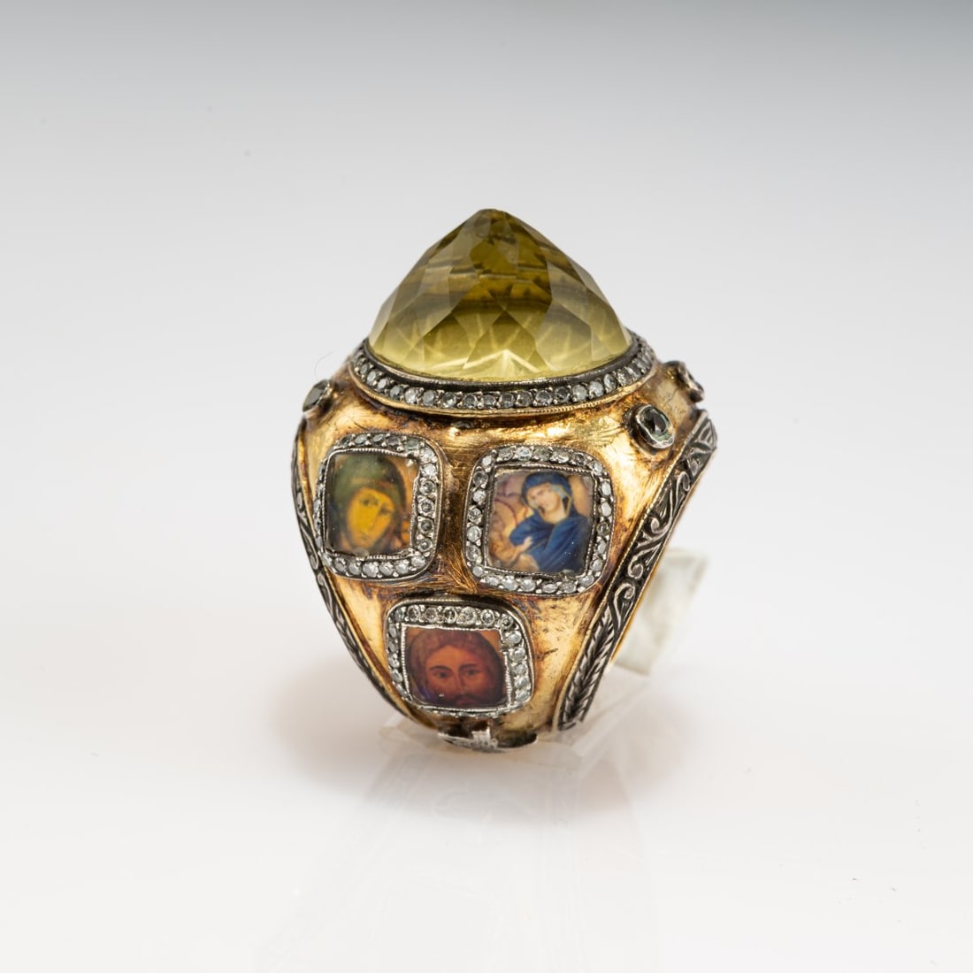 Sevan Biçakçi (1965), Ring with devotional images, 2005 - 4