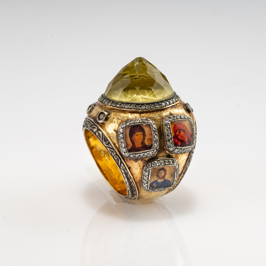 Sevan Biçakçi (1965), Ring with devotional images, 2005 - 6