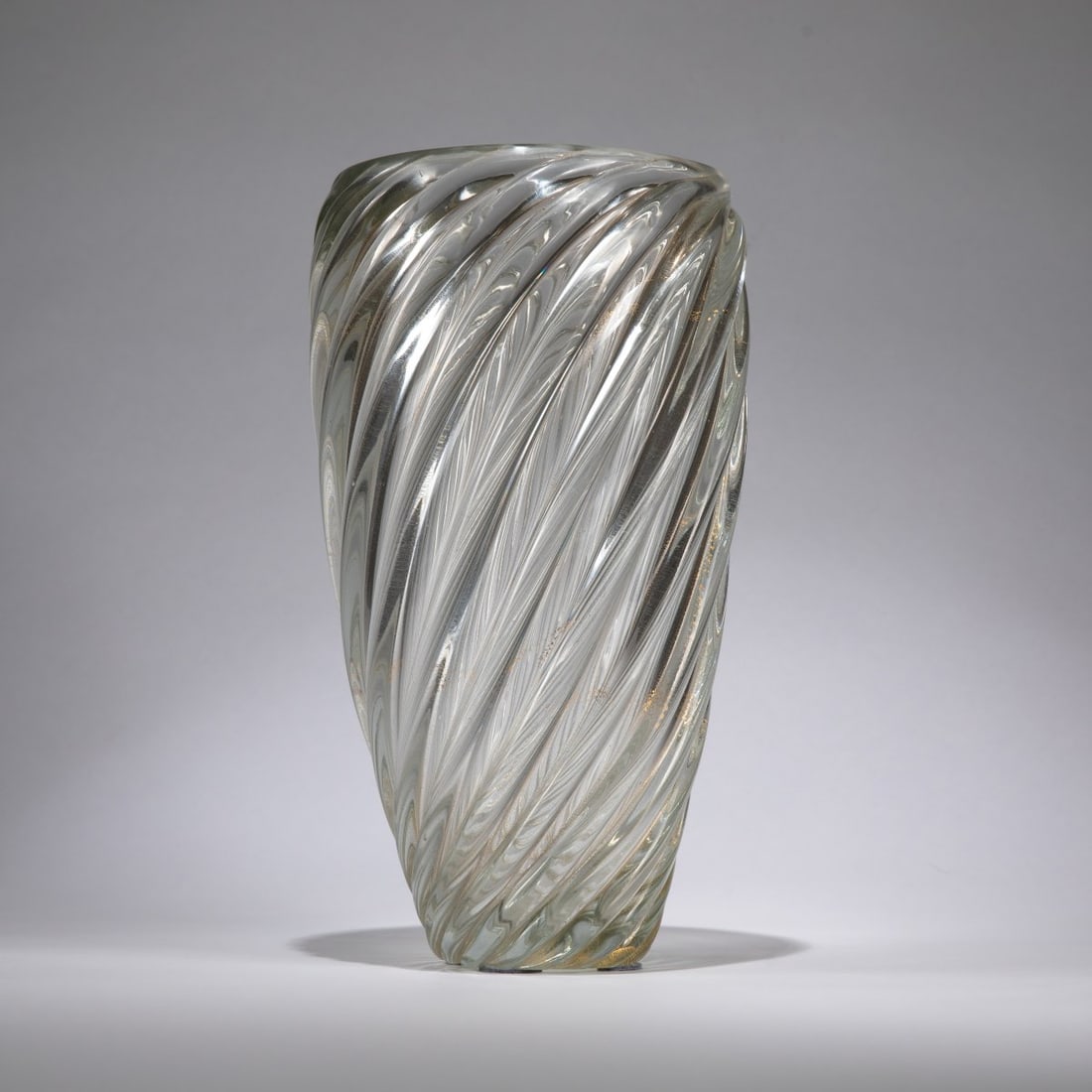 Venini, 'A coste' vase, c.1935 - 2