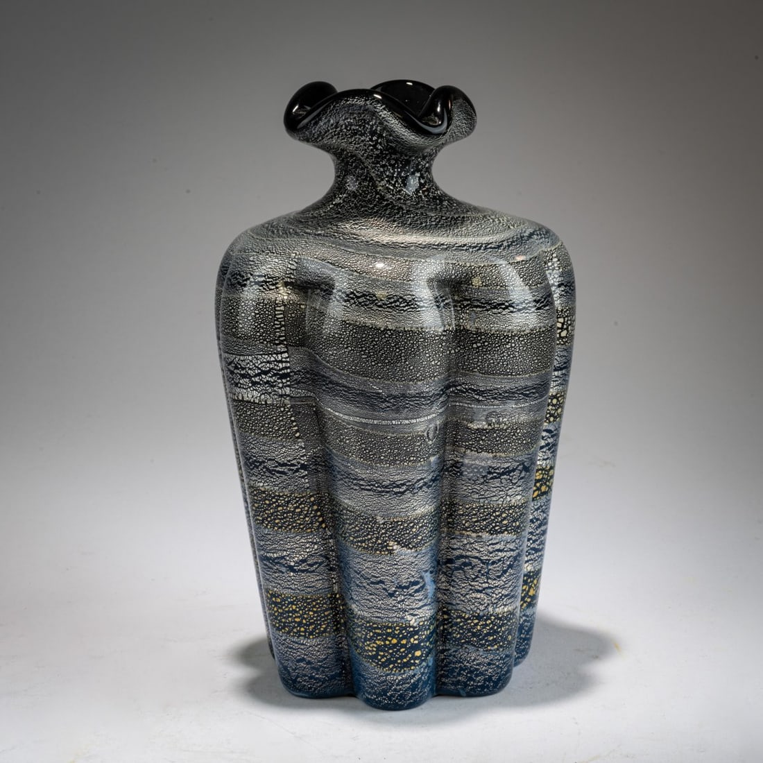 Giulio Radi, 'Fasce oro argento' vase, 1950 (1 of 3)