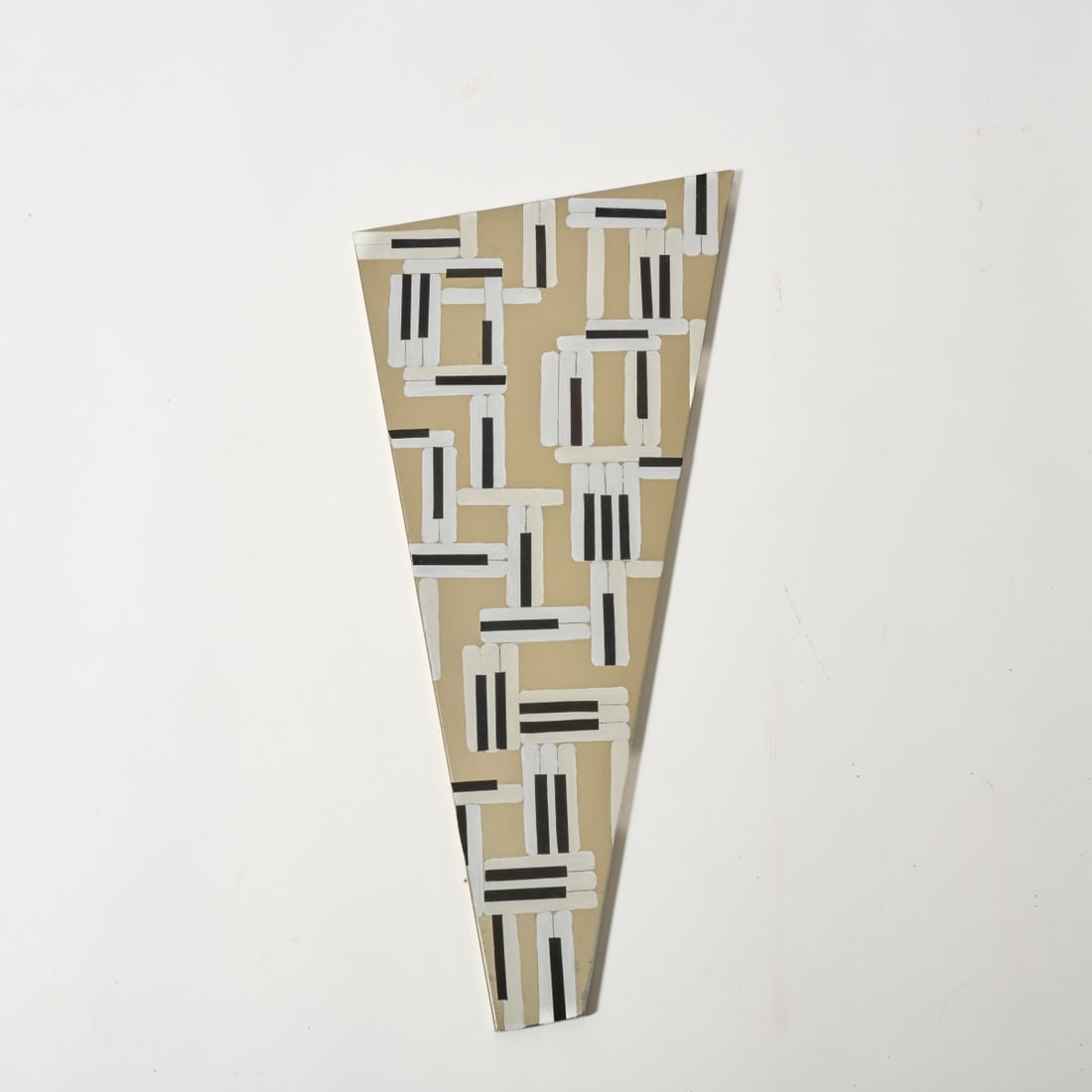 Gitte (Athena Vida) Schäfer (1972 Stuttgart - lives and works in Berlin), 'Vladimir',: <p>Acrylic and felt on metal. 84 x 39 x 2.5 cm. Verso stamped signature: S and dated: (20)05 (felt-tip pen). Unique work. </p>