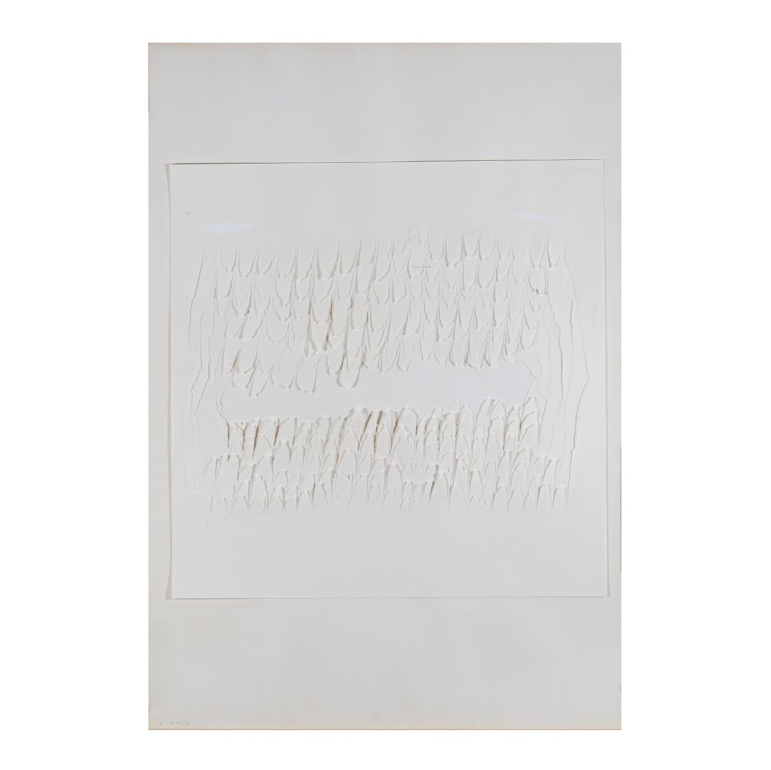 Oskar Holweck (1924 St. Ingbert - 2007 ibid), Collage/Decollage '2 IX 77/2a', 1977 (1 of 3)