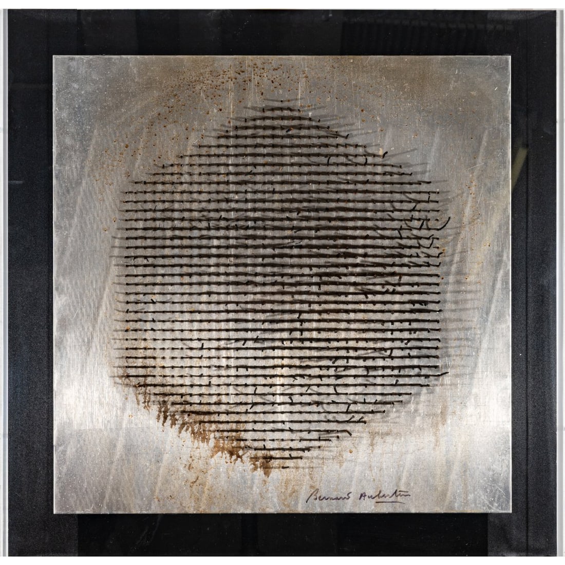Bernard Aubertin (1934 Fontenay-aux-Roses - 2015 Reutlingen), Untitled (Matches on Metal), 2000/10 (1 of 3)