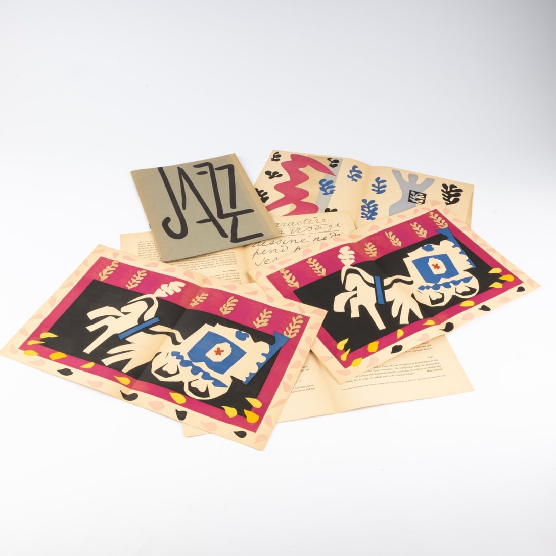Henri Matisse (1869 Le Cateau-Cambrésis - 1954 Nice), Brochure for 'Jazz' with 3 (1 of 5)
