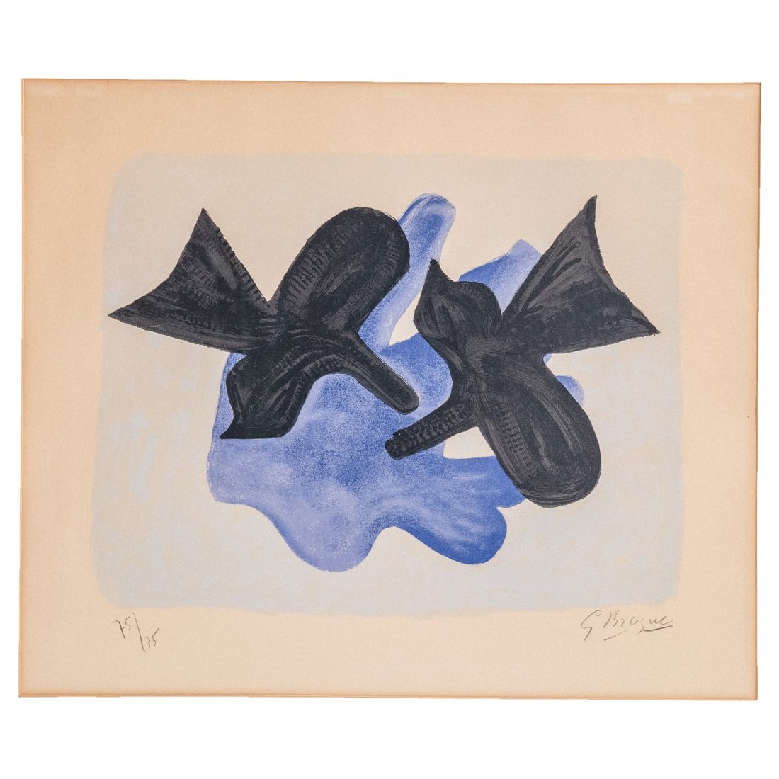 Georges Braque (1882 Argenteuil - 1963 Paris), 'Oiseaux', 1963 (1 of 5)