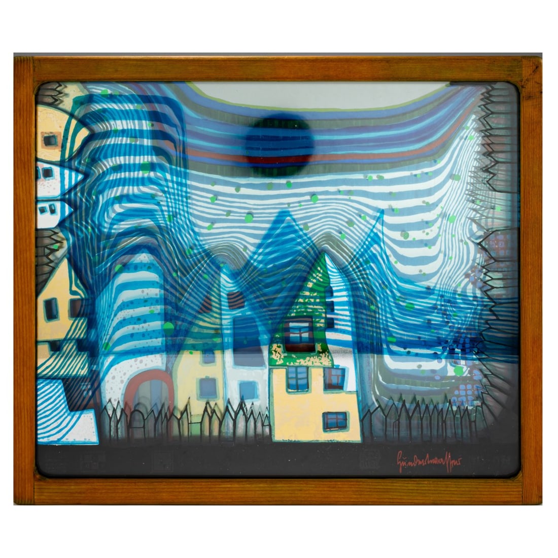 Friedensreich Hundertwasser (1928 Vienna - 2000 Queensland, Australia), 3D-Objekt 'Fall in (1 of 4)