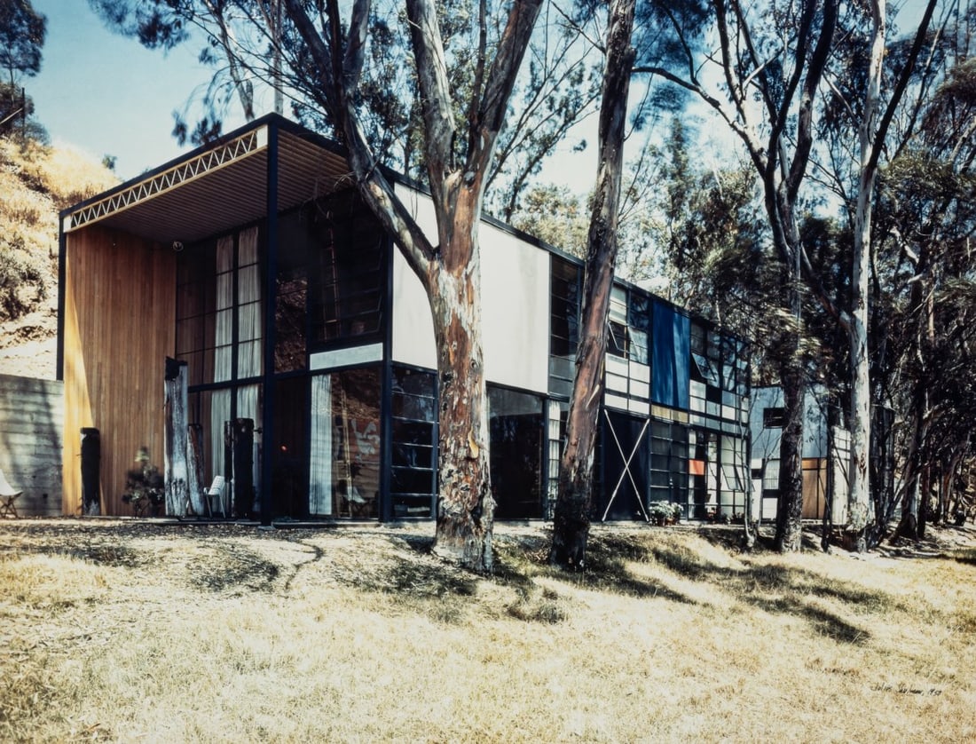 Julius Shulman (1910 New York City - 2009 Los Angeles, CA), 'Charles Eames. Case Study House (1 of 4)