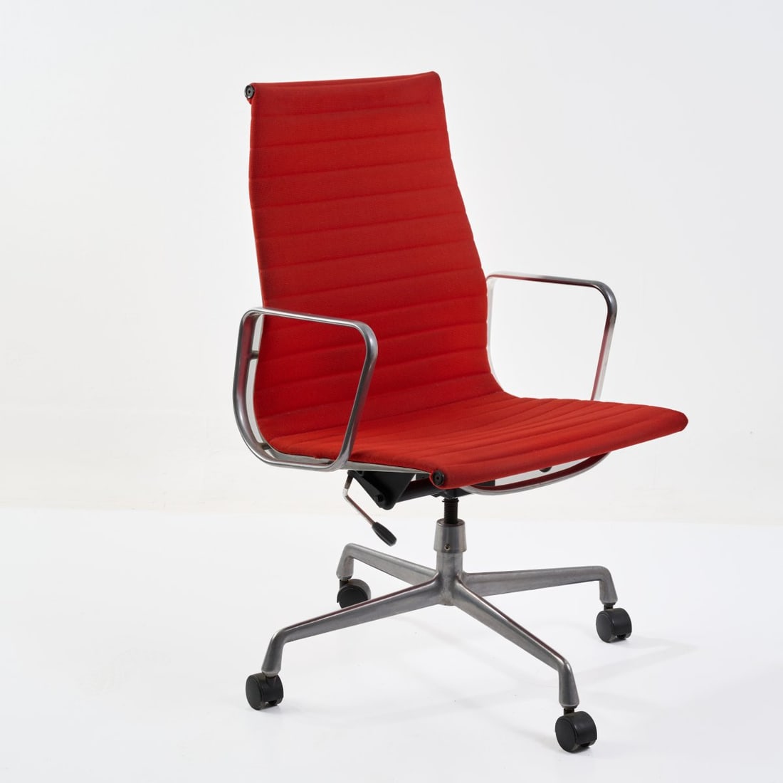 Charles Eames; Ray Eames, 'EA 119' armchair from the 'Aluminum Group' series, (1 of 5)