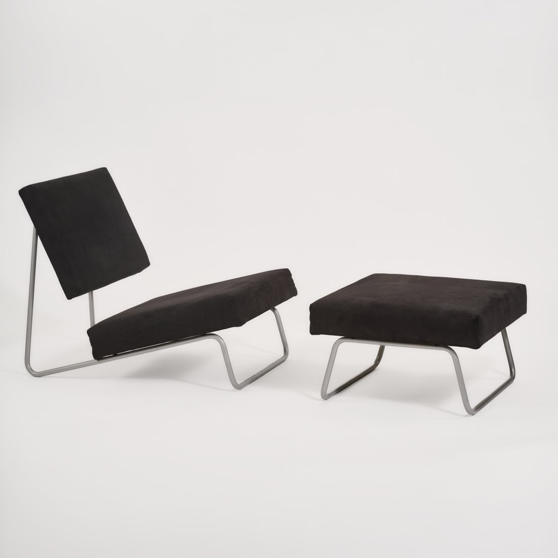 Herbert Hirche, Armchair and ottoman, c. 1960 (design) (1 of 4)
