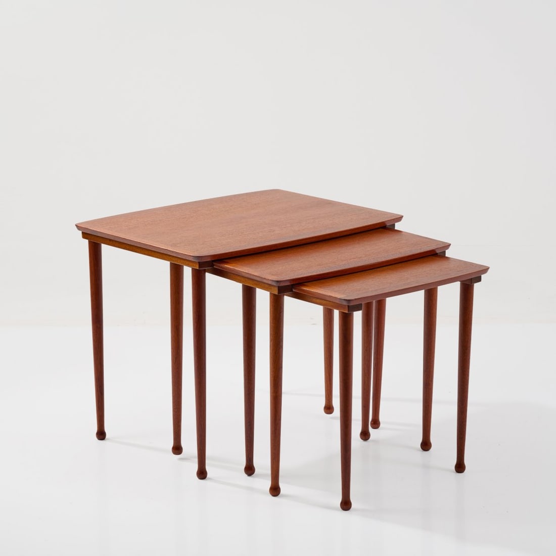 Jørgen Aakjær Jørgensen, Three nesting tables, 1960s (design) (1 of 6)