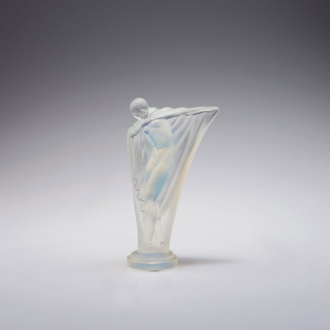 Ernest-Marius Sabino, Paris (attributed). Dancer,: Ernest-Marius Sabino, Paris (attributed). Dancer, c1930. H. 20.6 cm. Moulded opalescent glass.