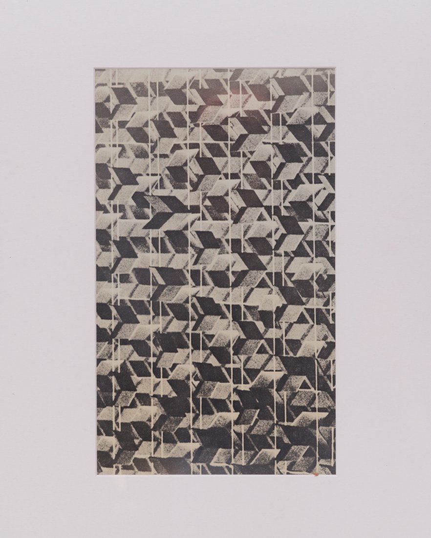 Heinz Mack. 'Raster', c1970. 22.0 x 36.3 cm. Serigraph: Heinz Mack. 'Raster', c1970. 22.0 x 36.3 cm. Serigraph on alu-cardboard. Framed.