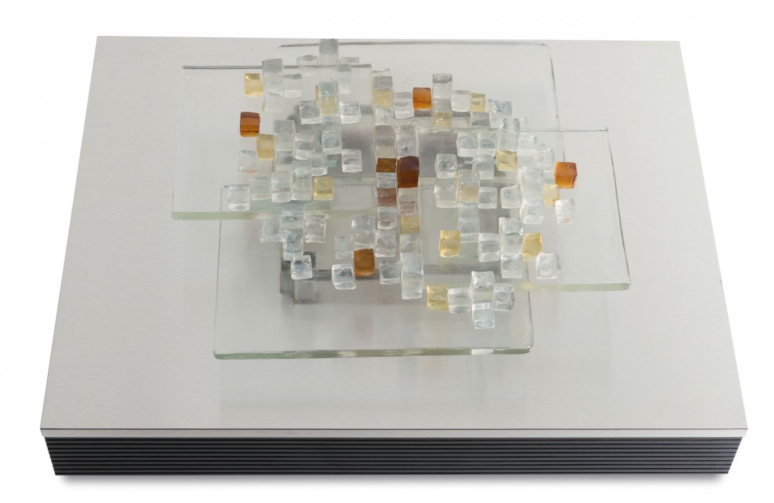 Sconce with integrated loudspeakers, c1970 (1 of 2)