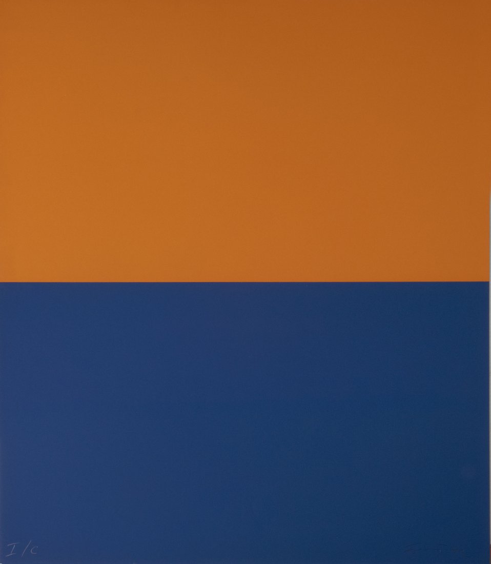 2 Color Screenprints by Guenther Foerg, 1992: Guenther Foerg. 2 works serigraphs by Guenther Foerg from the portfolio: 'Heiner Blum - Guenther Foerg - Georg Herold', 1992. Colour serigraphs on laid paper. 60.0 x 50.0 cm each. Signed: Foerg (19)92