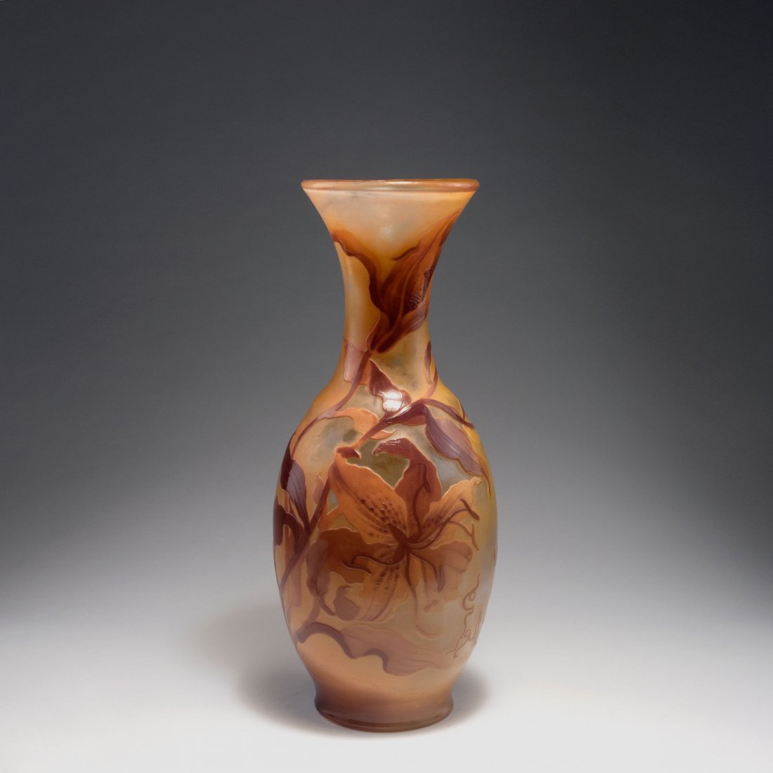 Tall 'Lys tigre' vase, 1900-04 (1 of 3)