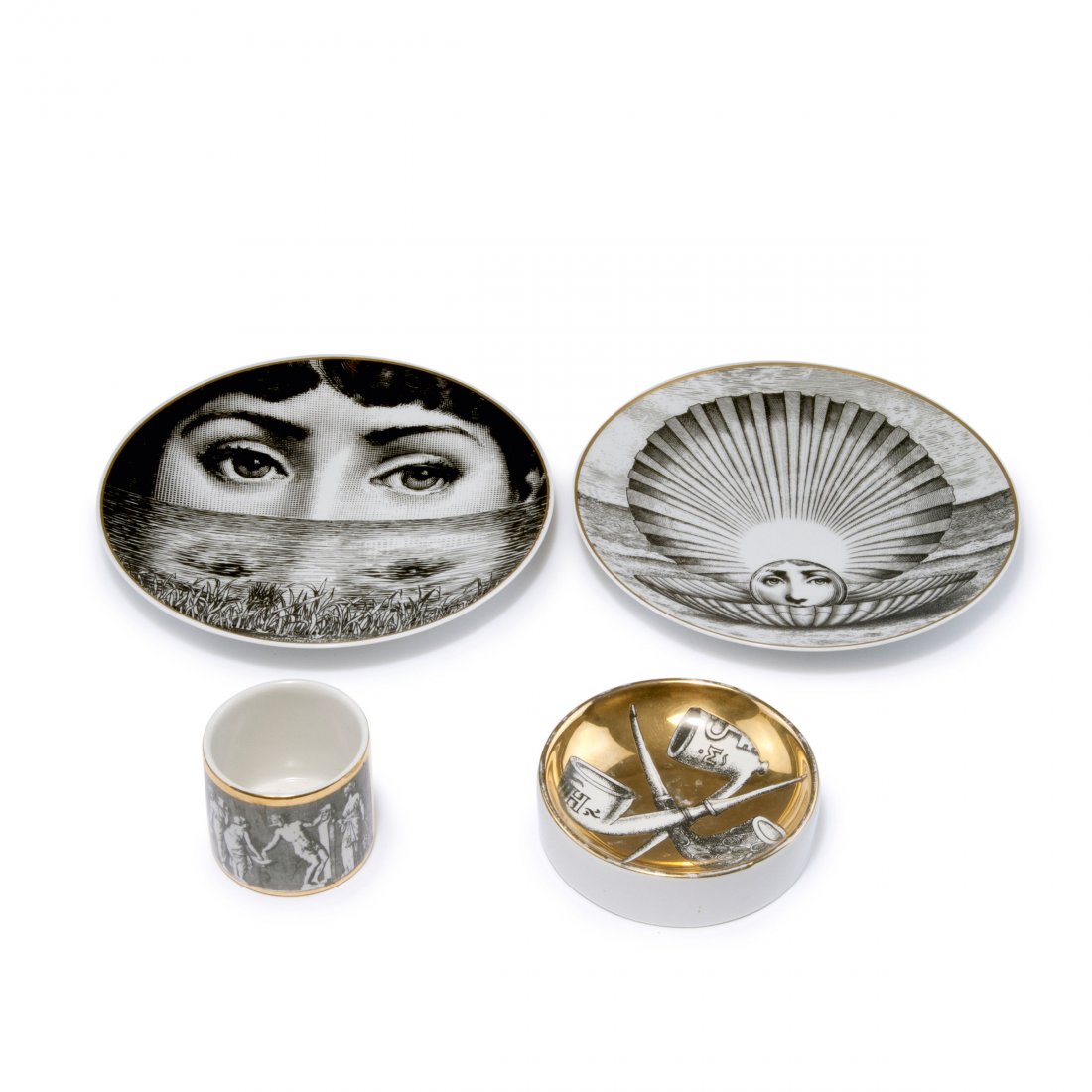 Cigarette holder and ashtray, two 'Tema e Variazioni' (1 of 5)