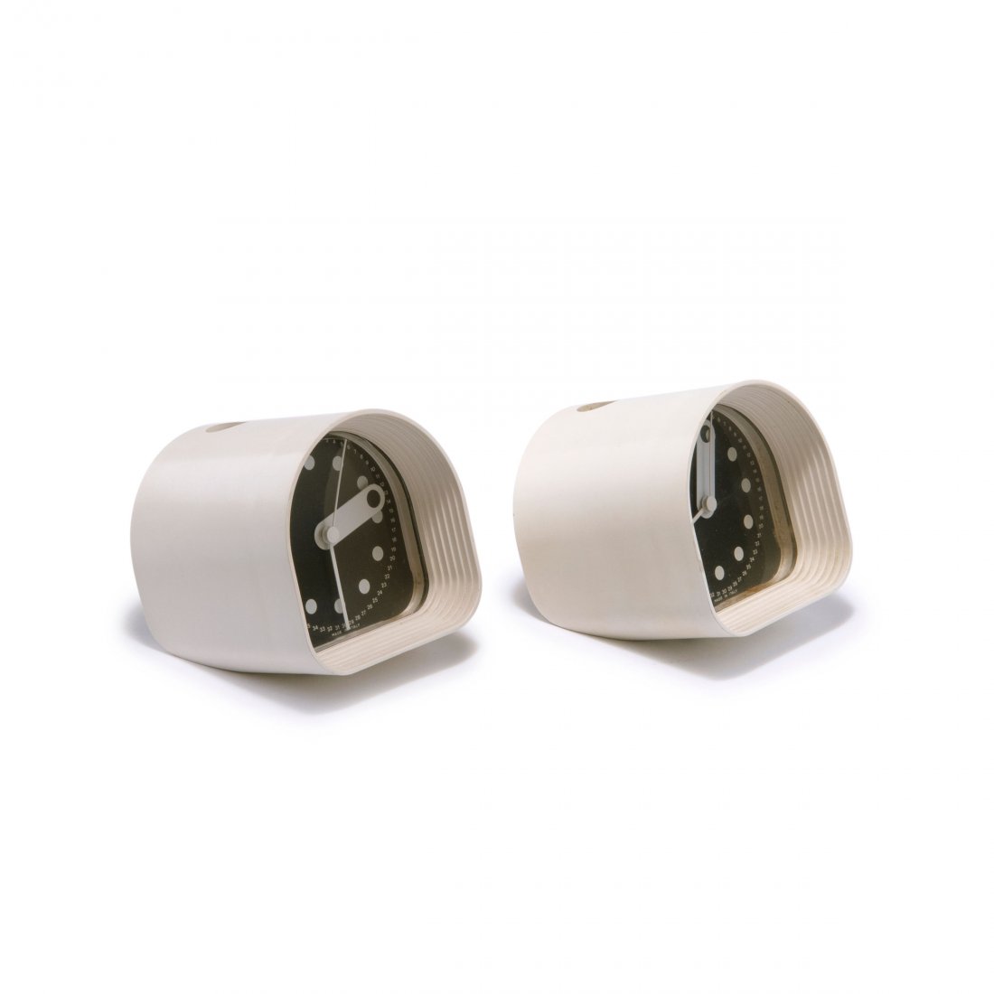 Two 'Optic' table clocks, 1970 (1 of 2)