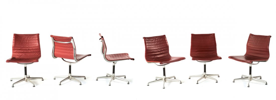 Six 'Aluminium Group' armchairs, 1958 (1 of 4)