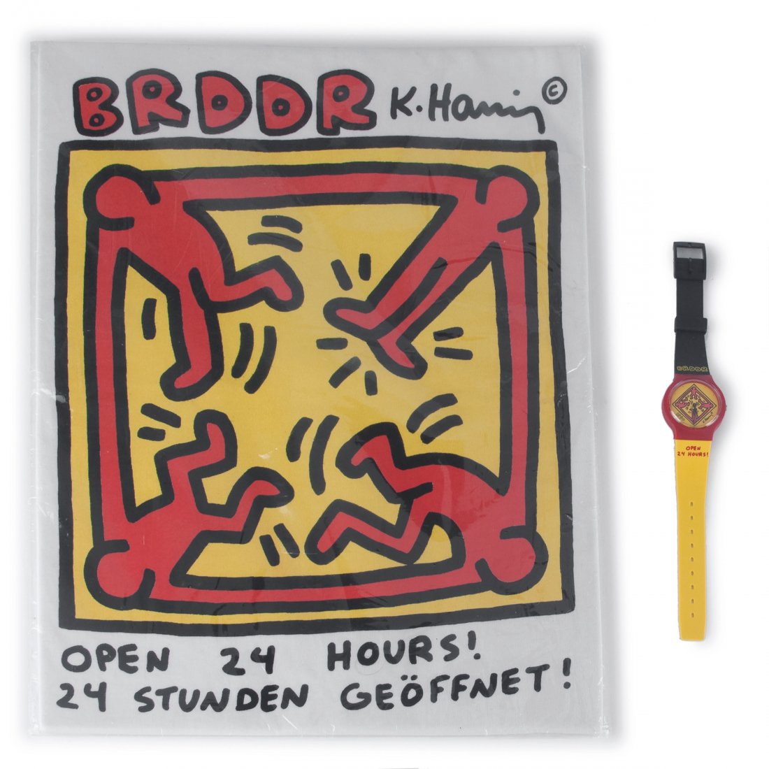 'BRDDR' watch and T shirt, 1990 (1 of 3)