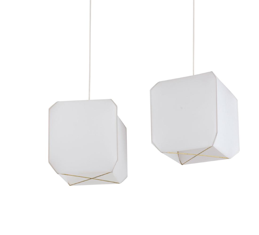 Two 'Bali' ceiling lights, 1958 (1 of 1)