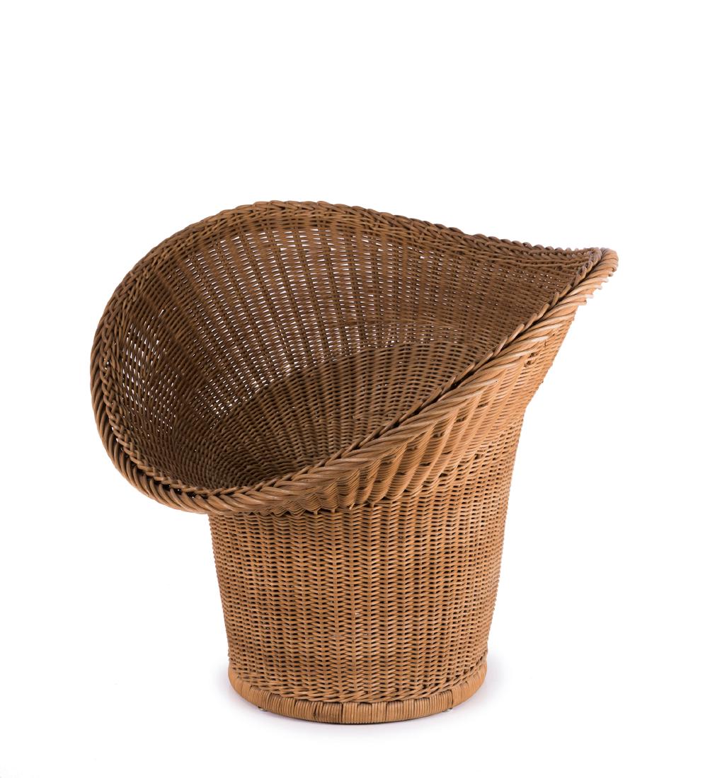 'E 20' wicker chair, 1957 (1 of 4)