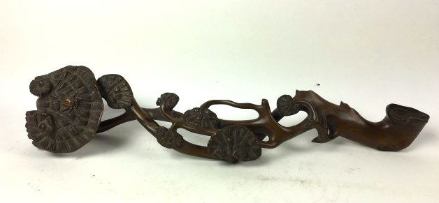 A Chinese Carved Box Wood RuYi,19/20th C. (1 of 6)