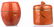 Two Chinese orange ground polychrome and gilt decorated - 15