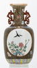 A Chinese famille rose floral decorated vase, the - 3