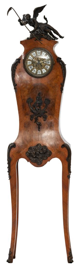 An impressive 19thC violin shaped mahogany and (1 of 3)