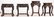 A pair of Chinese rectangular exotic hardwood richly - 2