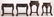 A pair of Chinese rectangular exotic hardwood richly - 5