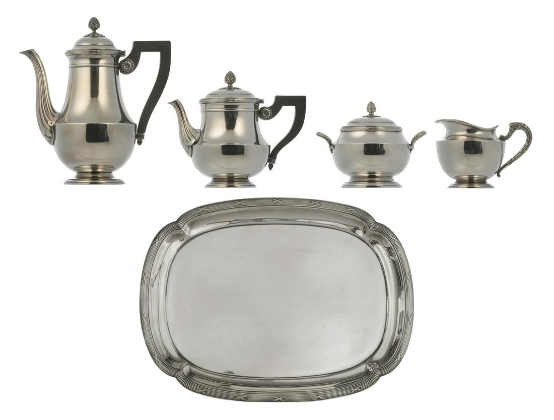 A five part Christofle silver plated neoclassical (1 of 16)